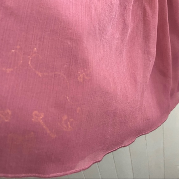 Mexx dusty rose ruffle dress Sz 7 - Picture 6 of 16